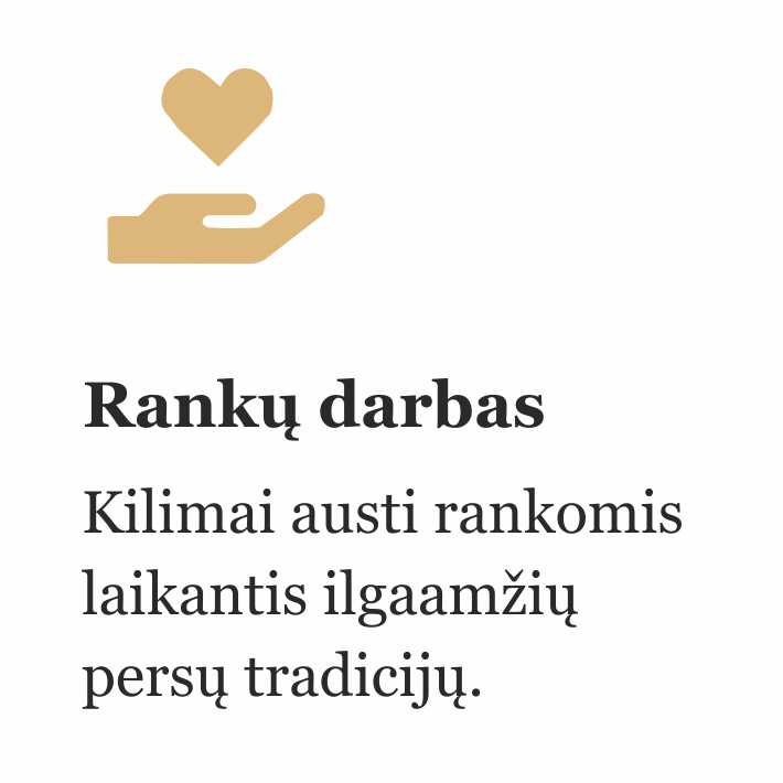 Persiskas kilimas, prabangus kilimas, ranku darbo kilimas